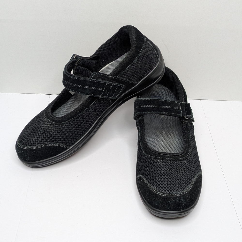 Orthofeet Black Sandal 10 Women